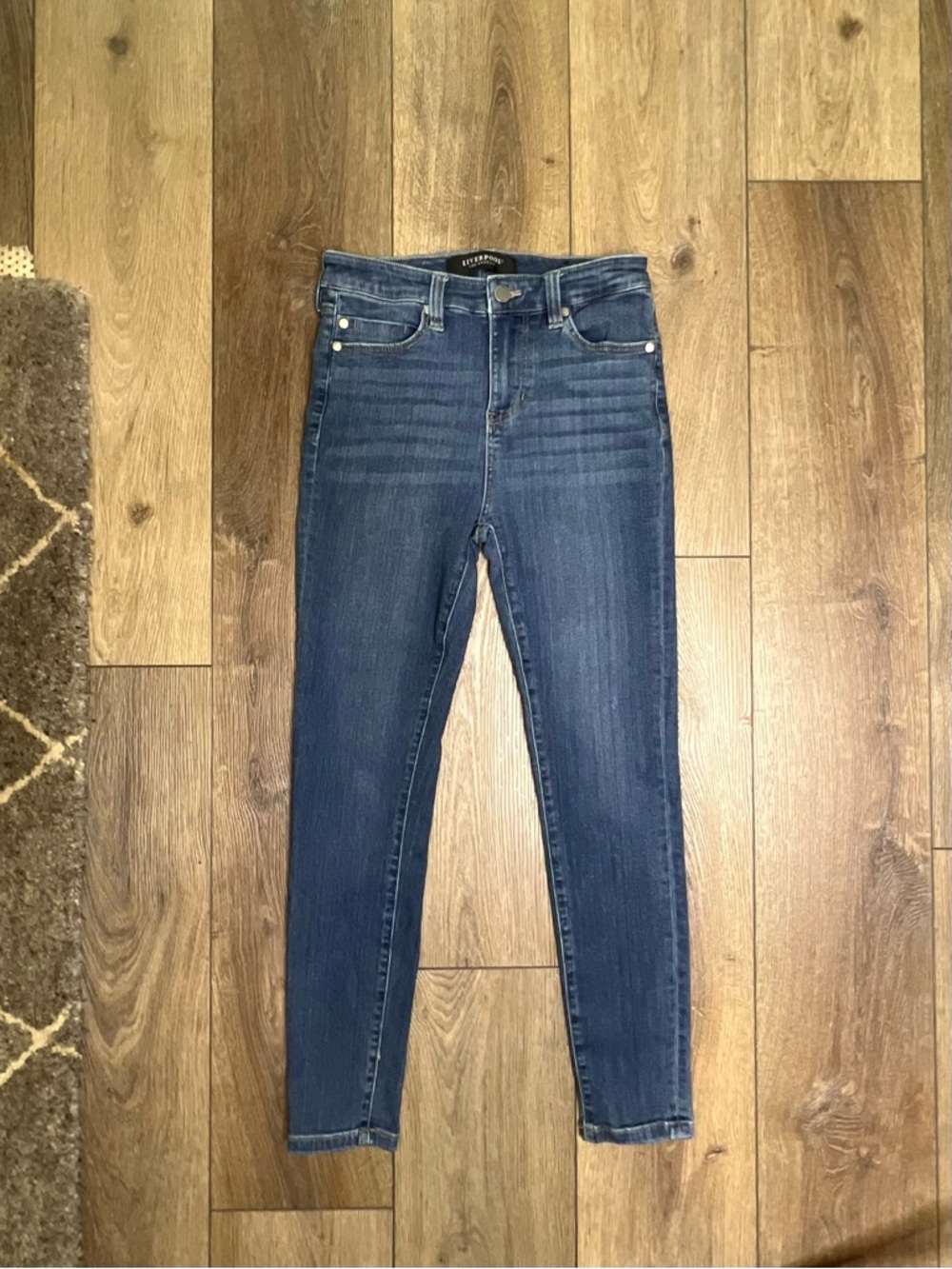 Liverpool Jeans Company High-Rise Dark Blue Skinny Jeans
